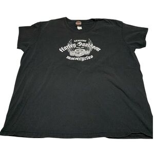 Harley-Davidson Black Short Sleeve Tee size 2XL